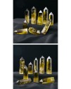 天然黃水晶 水晶柱 六稜單尖柱 擺件